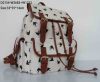 Fashion ladies canvas fabric backpack