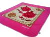 rose design warp knitting bedding blankets