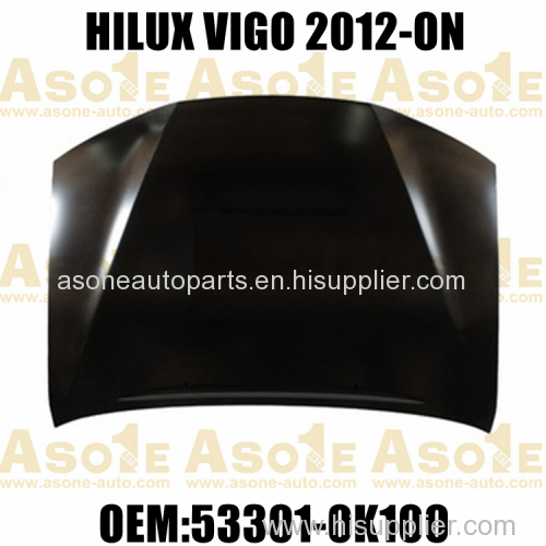 Auto Steel Hood Without Turbo Hole Used For VIGO 2012-ON OEM 53301-0K010