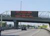 High Resolution VMS / Gas LED Highway Signs Galvanized Steel Sheets 80kg