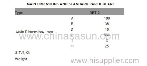 DBT-2 For electric power fittings