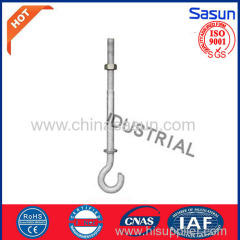 Bolt hook for electric power fittings