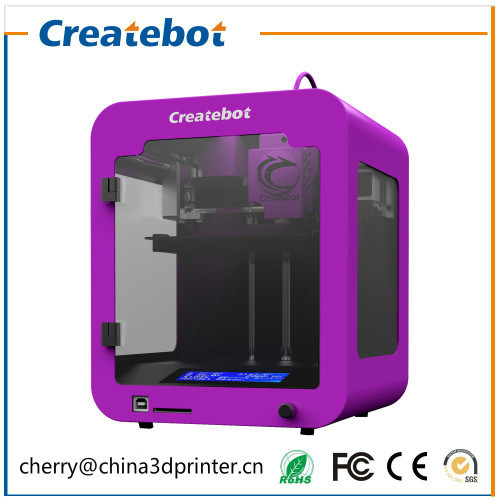LCD High Precision Super Mini 3D Printer Createbot 3D Metal Printer Kit 85*80*94mm 3D-Printer