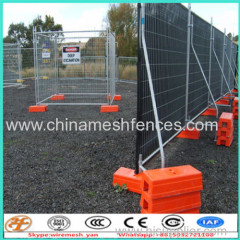 RapidMesh temporary fencing 2.5m x 2.1m with concrete fence base