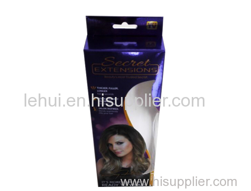 UV 7+1 printing paepr box hair care packaging