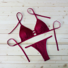 2016 Top Strappy Cheeky Brazilian Bikini Set Cheap Women Swimwear 2 Pieces Cover Up Swimsuit Sale