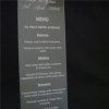 Acrylic Menu Holder Restaurant Menu Holder