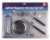 4pcs Magnetic Parts Tray & Pick up Tool & Inspection Mirror & LED Light