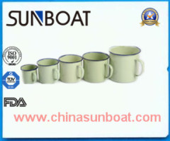 Sunboat Various Capacity Enamel Mug