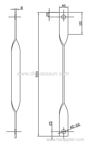 tie strap 590 x 40 x 10 for electric power fittings