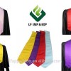 High Quality 100% Polyester Shiny Satin Plain Graduation Stoles