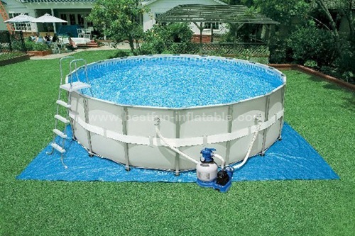 Custom size steel frame swimming pool