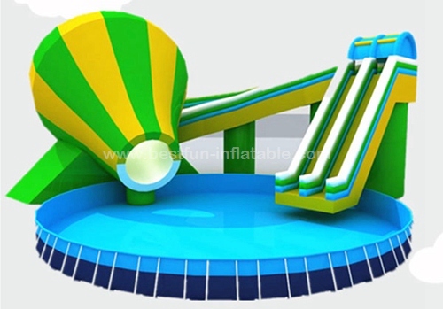 Metal Frame Amusement Park Giant Inflatable Inground Pool