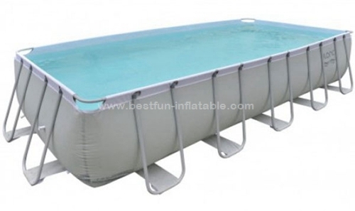 Metal frame outdoor pvc swimming pool