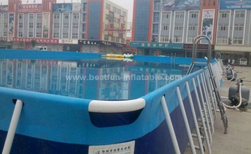 Prefabricated Folding Steel Frame Swimming Pool