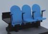 3 People Temporary Grandstand Seating Blue For Conference Auditorium