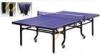 Blue Double Collapsible Table Tennis Table Removable Customized Logo