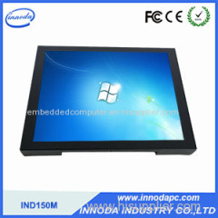 15 Inch Touchscreen Industrial Monitor With Metal Shell LCD Display