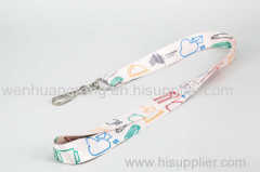 Ice cream color lanyard with full color