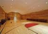 Recycled Basketball Court Wood Athletic Flooring Scratch - Resistant Manchurian Ash