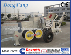 9 Ton Conductor Winch Pulling Machine for 18MM Anti Twist Rope