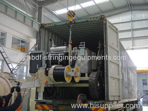 Overhead Transmission Line Conductor Stringing Machine