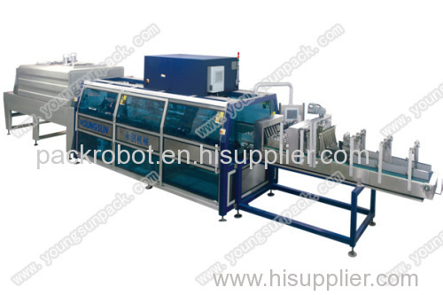 Shrink Wrapping Machine With Two Lanes