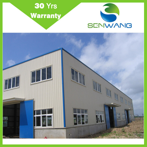 Cheap and cheerful two story prefabricated steel structure warehouse 