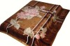 yellow brown botton color 220*240cm blankets