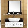 16mm solid wood small Floating Bathroom Vanities customized Dimenstions single sink cabinet