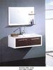 White hanging bathroom vanity modern 100 X 47/ cm 15mm PVC board Material