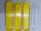 Double color plastic overmolding process clear plastic injection parts