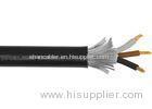 Black PVC sheathed Armoured Electrical Cable 600/1000V Armored Power Cables