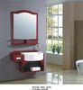 Simple Feature Solid Wood Bathroom Cabinet 4 / 5 mm silver glass mirror