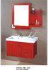 Simple silver mirror 86 X 46 / cm Square Sinks Bathroom Vanities customized materials
