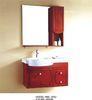Solid Wood Bathroom Cabinet painted Soft closing system 800 * 160 * 800mm mirror size