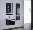 Rectangle Type Hanging Bathroom vanity mirrored dark brown Color ISO2000 standard