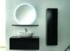 15mm MDF board single sink floating vanity for small bathrooms ceramic basin