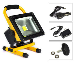 30W Rechargeable Portable High Power LED Floodlight Outdoor Garden Work Lamp