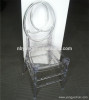 clear crystal stacking resin phoenix chair