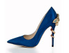 Satin fashion woman high heel shoes