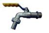 Lead Free CommercialPlumbing Valves Washing Machine Bibcoc With Aluminum Wave Handle