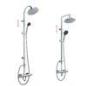 Height Flexible Adjust Bathroom Shower Set With Shower Head And Hand Shower