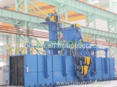 Large Surface Treatment Equipment Roller Conveyor Shot Blasting Machine