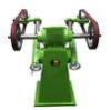 Smooth / Bright Semiautomatic Wheel Polishing Machine Clean Casting Riser 1100*1200*1050mm