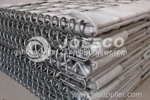 Weld mesh/army barriers to communication army barrier/JESCO