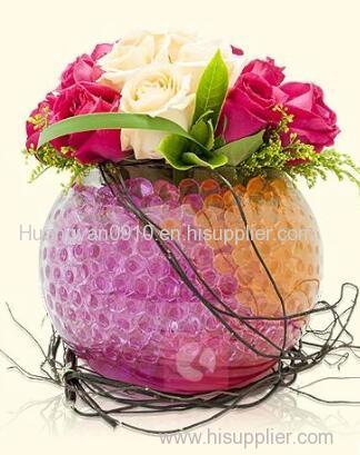 colorful round crystal soil craft gift