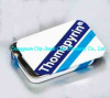 Eco-friendly customized mint tin with sliding lid made of 0.23mm thickness tinplate