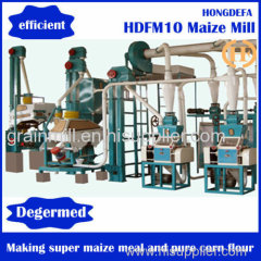 corn maize milling machine maize mill plant with suitable price