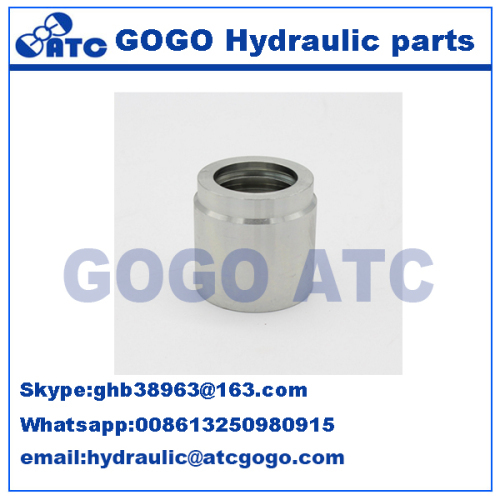 Hydraulic Female Threaded Ferrule For SAE 100 R2AT/EN 853 2SN Hose Hydraulic Hose Ferrule Fitting